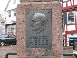 لوح یاد بود هرمان هسه